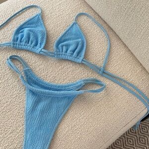 437 Piper Swim Suit - Sky (Top S/Bottom M)